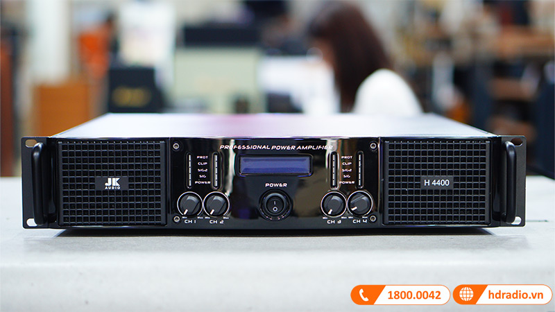 Cục công suất JKAudio H4400, 400W x 4 Kênh, Class H-1