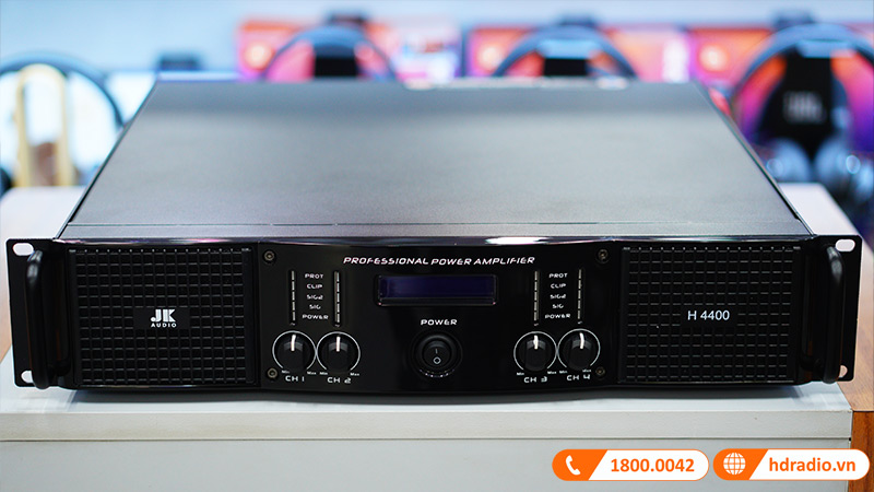 Cục công suất JKAudio H4400, 400W x 4 Kênh, Class H-7