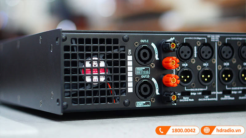 Cục công suất JKAudio H4400, 400W x 4 Kênh, Class H-9
