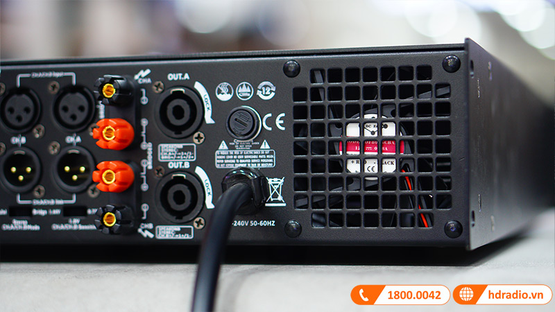 Cục công suất JKAudio H4400, 400W x 4 Kênh, Class H-11