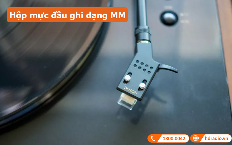 Đầu Đĩa Than Denon DP-300F, Hộp mực MM CN-6518, RCA (33 1/3, 45 RPM)-4