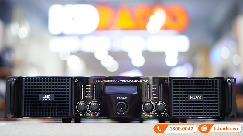 Cục công suất JKAudio H4800, 800W x 4 Kênh, Class H-1