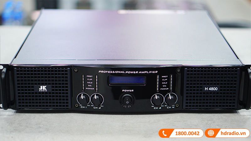 Cục công suất JKAudio H4800, 800W x 4 Kênh, Class H-2