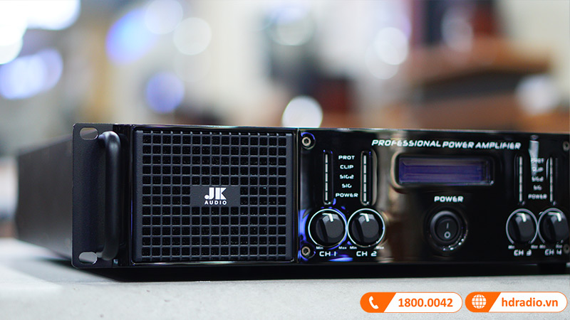 Cục công suất JKAudio H4800, 800W x 4 Kênh, Class H-3