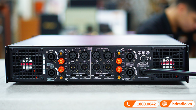 Cục công suất JKAudio H4800, 800W x 4 Kênh, Class H-9