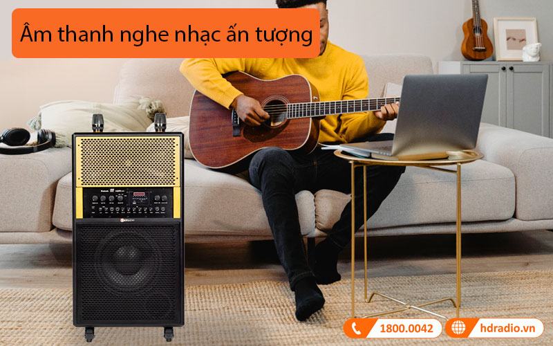 Loa Sumico Mobile Station 10, Bass 25 cm, Công Suất 250W, Pin 8H-6