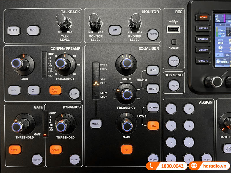 Bàn mixer Midas M32R-16