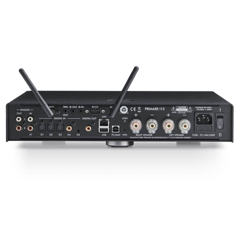 Amply Primare I15 Prisma MK2, 2 Kênh, 100W/CH (4Ohm), Bluetooth, Wifi-3