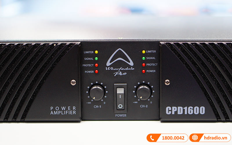 Cục công suất Wharfedale CPD1600, 400W x 2 Kênh-2