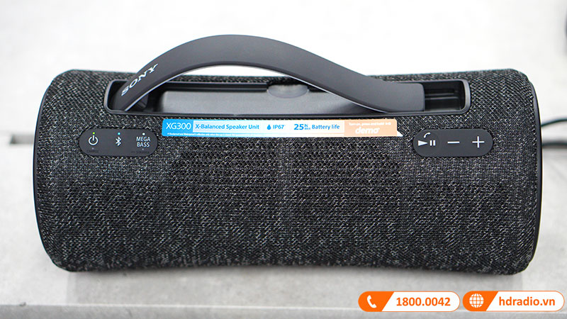 Loa Sony SRS-XG300, Pin 25h, IP67, Bluetooth 5.2, AUX-11