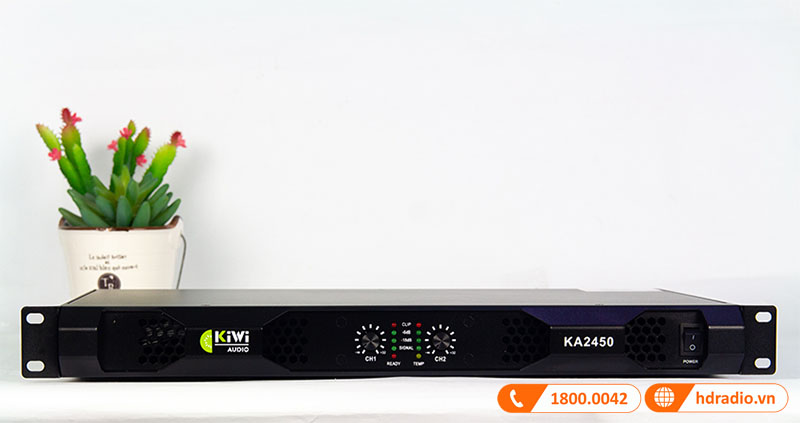 Cục đẩy nguồn xung Kiwi KA2450, 450W x 2 kênh, Class D-1