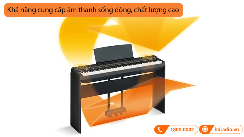 Đàn Piano Yamaha P125, piano điện-6