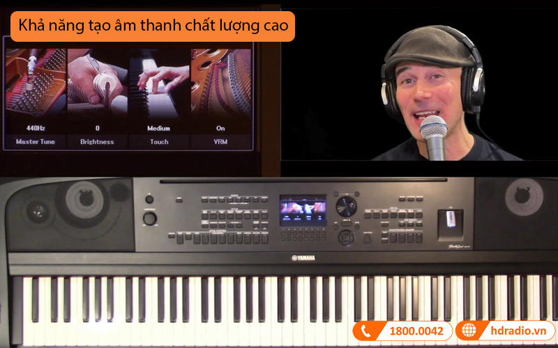 Đàn Piano Yamaha DGX 670, piano điện, 88 phím GHS, 630 âm sắc, 256 đa âm tối đa-6