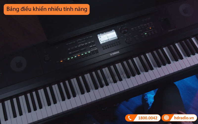 Đàn Piano Yamaha DGX 670, piano điện, 88 phím GHS, 630 âm sắc, 256 đa âm tối đa-7