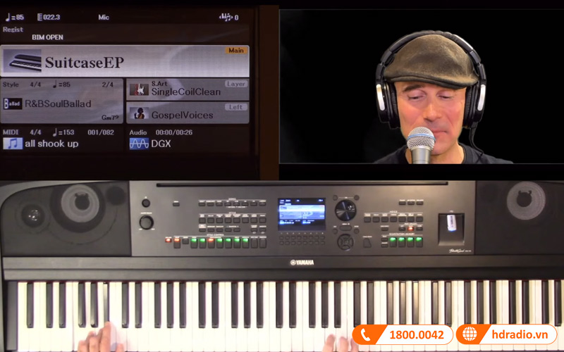 Đàn Piano Yamaha DGX 670, piano điện, 88 phím GHS, 630 âm sắc, 256 đa âm tối đa-22