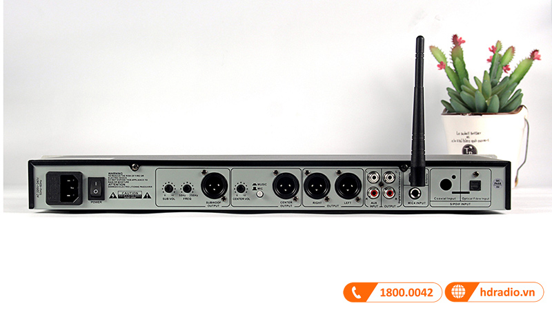 Vang cơ Kiwi KF X8 Pro, Bluetooth 4.0, DSP Digital Echo, Cổng Optical-2