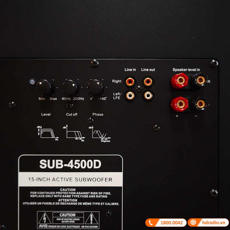 Loa Sub Paramax 4500D-12
