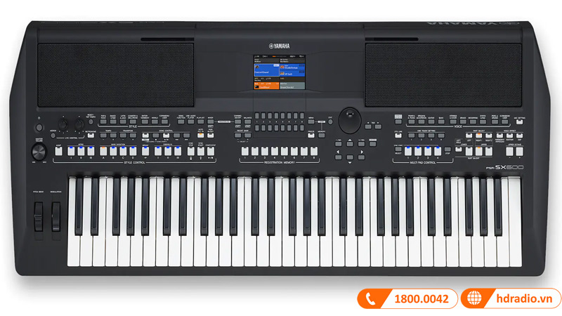 Đàn Organ Yamaha PSR SX600, 61 phím, 850 Tiếng nhạc, 43 Bộ Trống/SFX, 480 Tiếng nhạc XG, Unison Accent-2