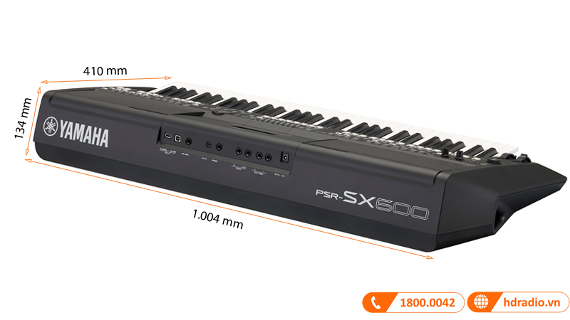 Đàn Organ Yamaha PSR SX600, 61 phím, 850 Tiếng nhạc, 43 Bộ Trống/SFX, 480 Tiếng nhạc XG, Unison Accent-3
