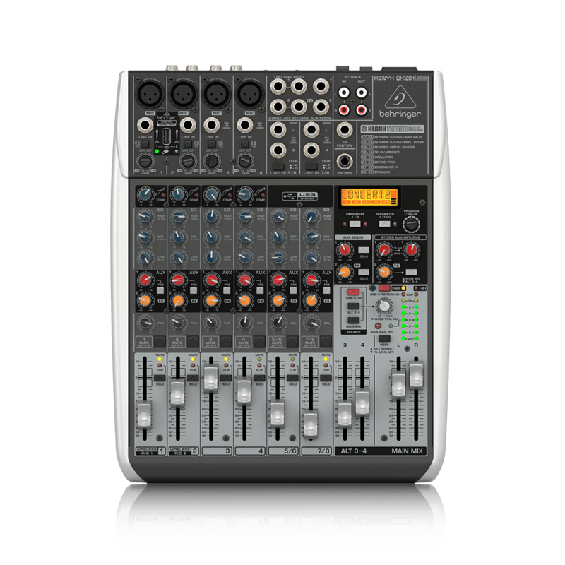 Bàn Mixer Behringer Xenyx QX 1204 USB, 12 Inputs, 2/2 Bus-1