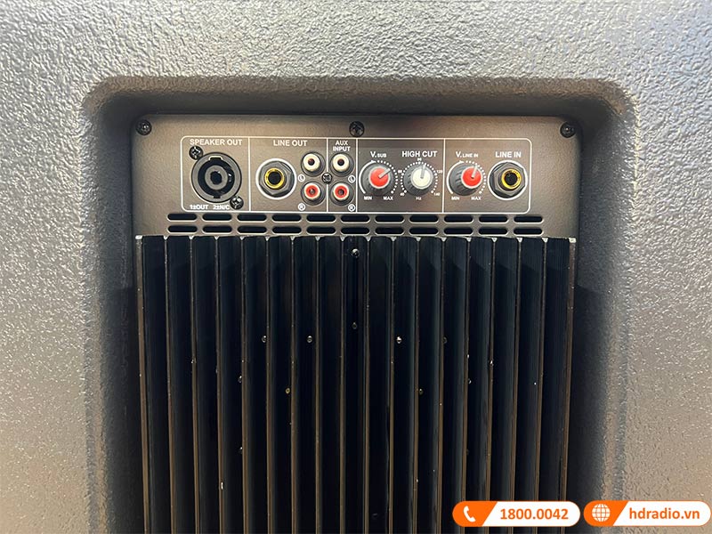 Bộ Loa sân khấu biểu diễn Dalton LP-110F Kèm Sub Dalton LP-115SA, công suất 1000W, Bass 30, Kèm 2 micro (Nguồn Điện 220V)-8