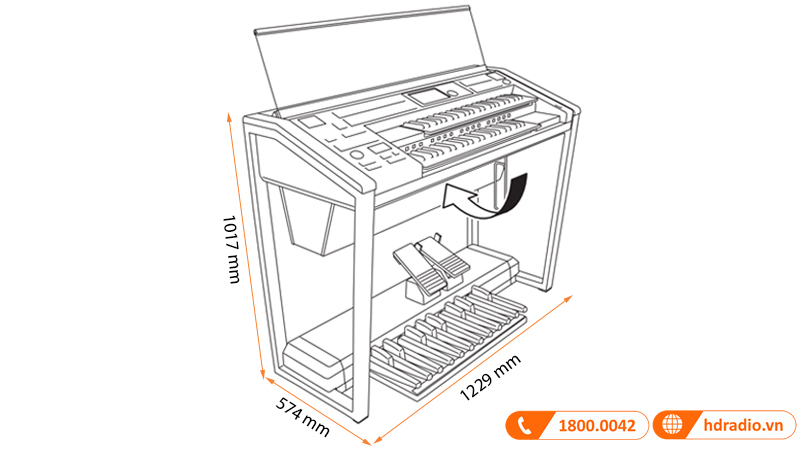 Đàn Electone Yamaha ELS-02-4