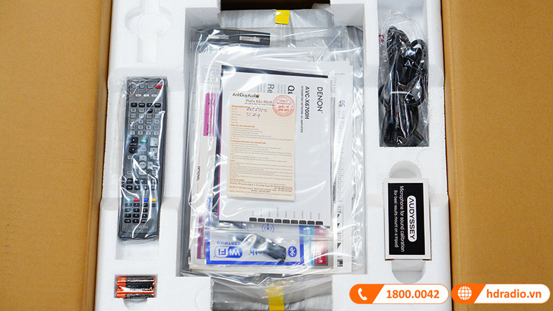 Amply Denon AVC-X6700H, 8K, 11.2 Kênh, 140W/CH, Bluetooth-10