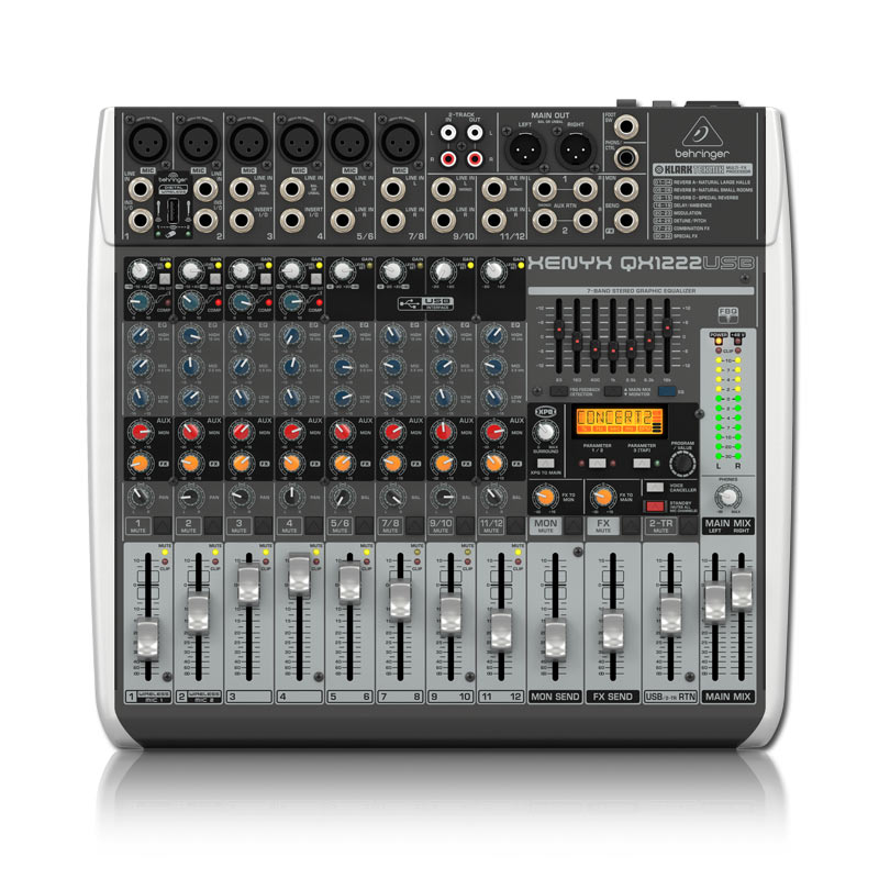 Bàn Mixer Behringer Xenyx QX 1222 USB, 16 Inputs, Analog-3