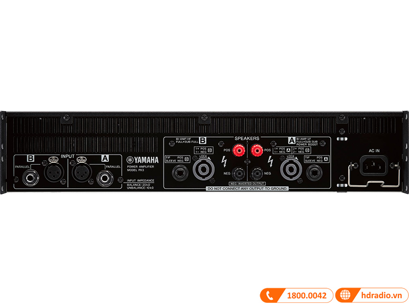 Công suất Yamaha PX3, 300W x 2 Kênh, Class D-4