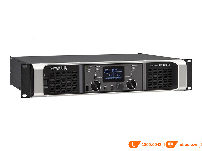 Công suất Yamaha PX8, 800W x 2 Kênh, Class D-2
