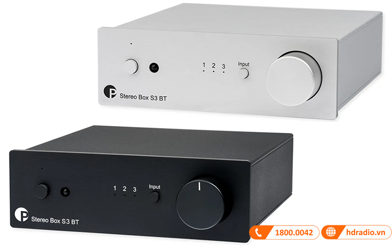 Amply Pro-Ject Stereo Box S3 BT, 40W/kênh, Bluetooth-1