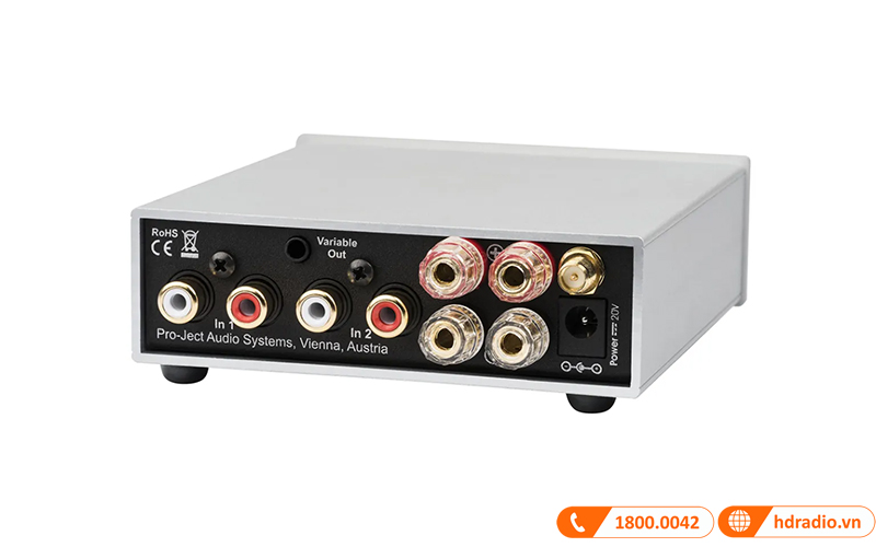 Amply Pro-Ject Stereo Box S3 BT, 40W/kênh, Bluetooth-4