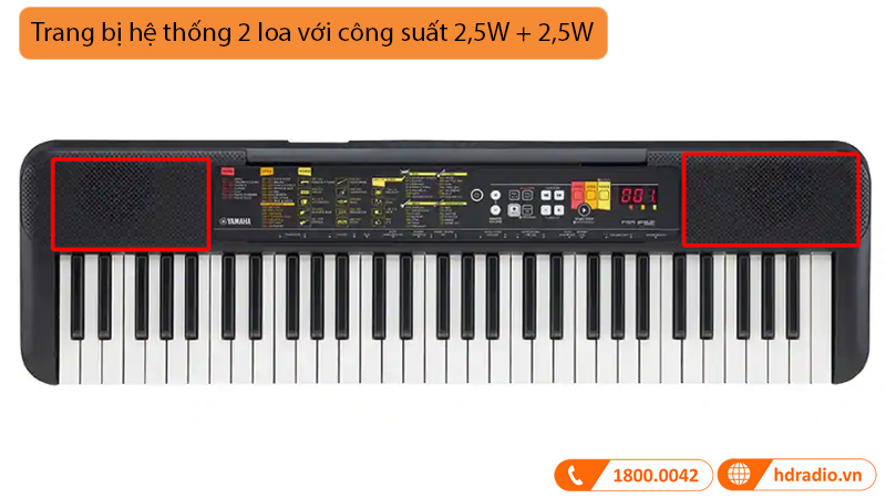 Đàn Organ Yamaha PSR F52, 61 Phím, 32 âm Polyphony, 136 âm sắc-14
