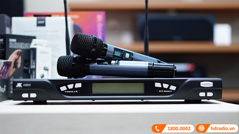 Micro JKaudio K800, Cảm biết gia tốc, Cảm biến tự ngắt, Dò sóng sạch-2