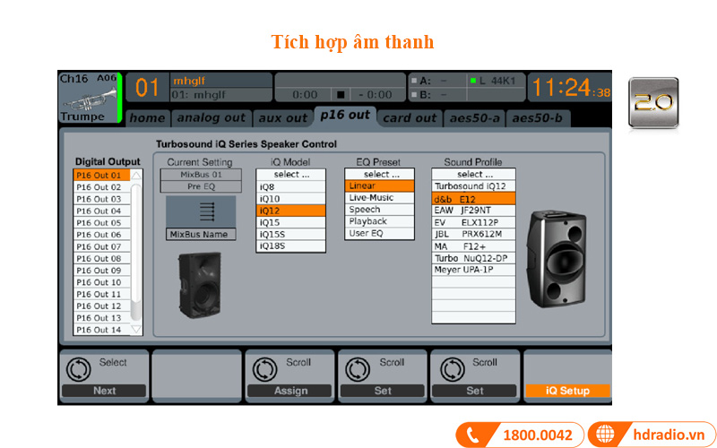 Bàn mixer Behringer X32 Producer 40 Inputs, 25 Bus, 16 Midas Preamps, 17 Faders, 32 Kênh-3