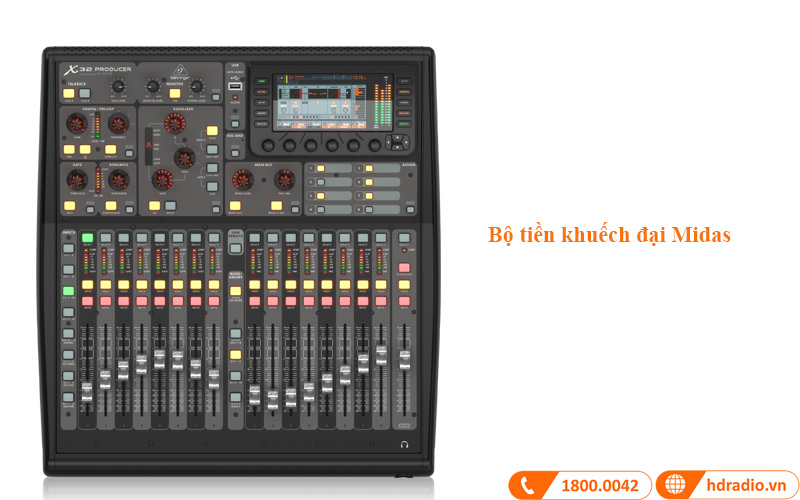 Bàn mixer Behringer X32 Producer 40 Inputs, 25 Bus, 16 Midas Preamps, 17 Faders, 32 Kênh-4