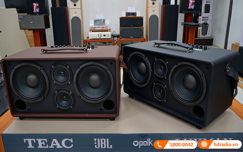 Loa Neko NK800, Bass 16.5cm, công Suất 120W, Pin 6-7h, Kèm 2 Tay Mic (có sẵn pin cho mic và có thể sạc lại)-21