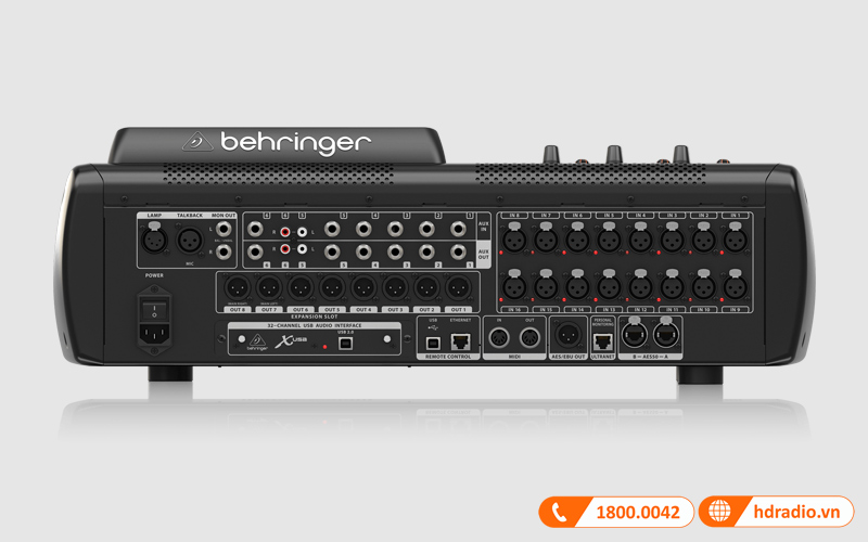 Bàn mixer Behringer X32 Compact 40 Input, 25 Bus, 16 Midas preamps, 32 Kênh-2