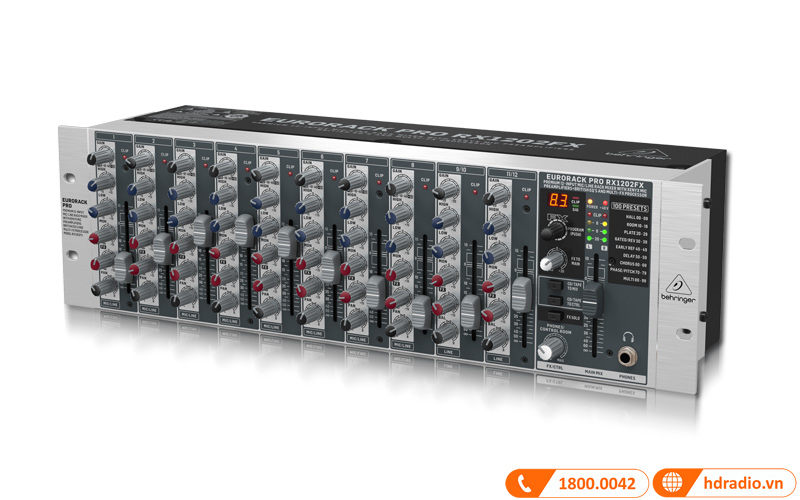 Mixer Behringer RX1202FX 12 Inputs-1
