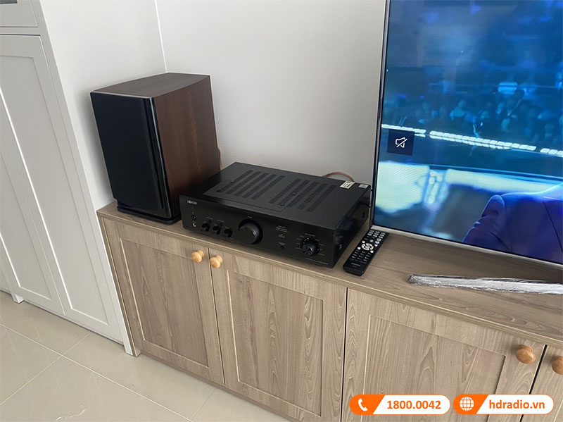 Dàn âm thanh nghe nhạc Mini Denon HD44 (Denon PMA 600NE + Wharfedale Diamond 11.2)-7