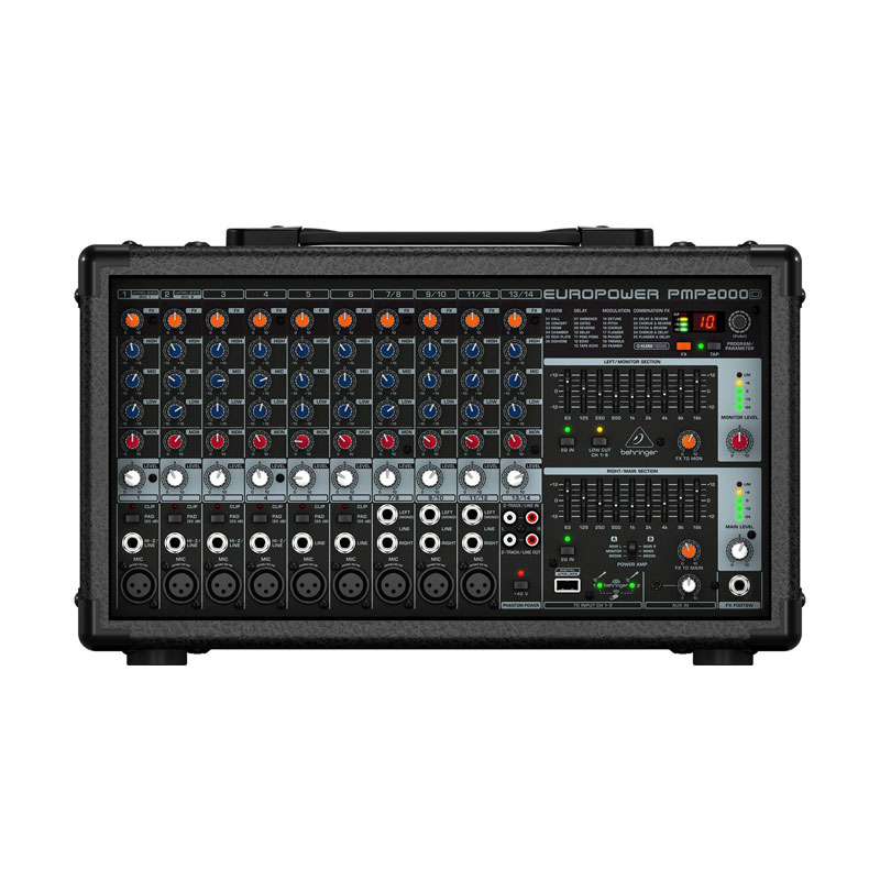 Mixer Behringer PMP2000D, 14 kênh, 2000W-1