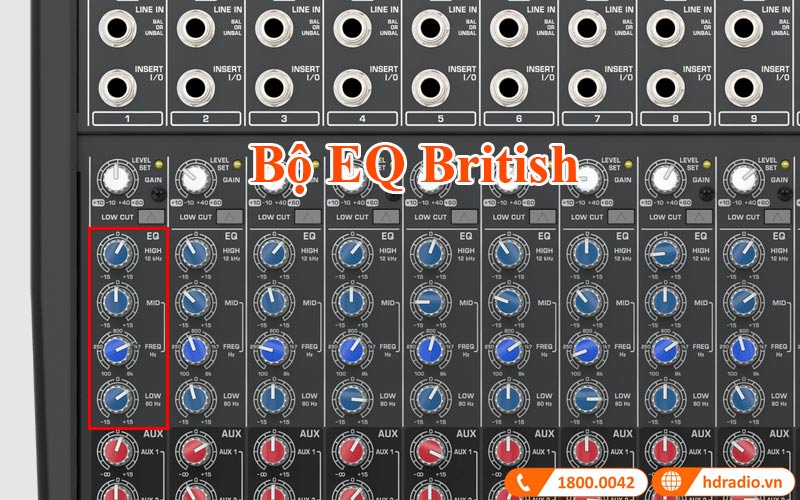 Bàn mixer Behringer SX2442FX 24 Inputs, 4 Bus-4