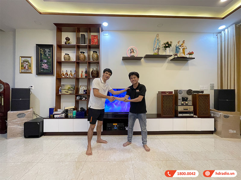 Dàn Karaoke Cao Cấp HDR68 ( Wharfedale Wh12 , Công suất, X6000 Plus, Micro JKaudio B9)-1