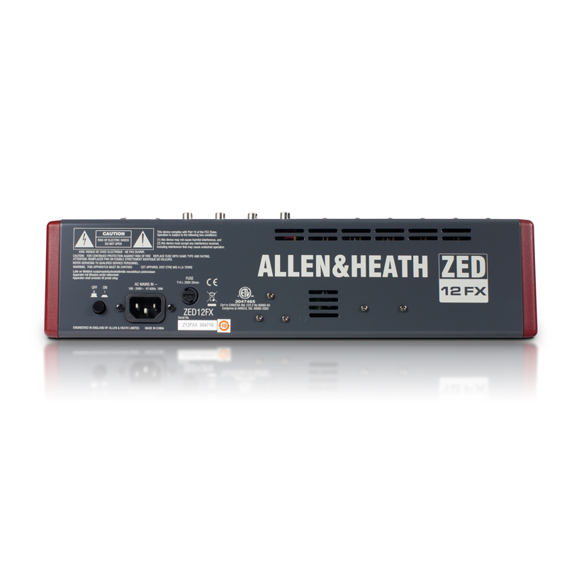 Bàn mixer Allen & Heath ZED-12FX 12 Inputs-3