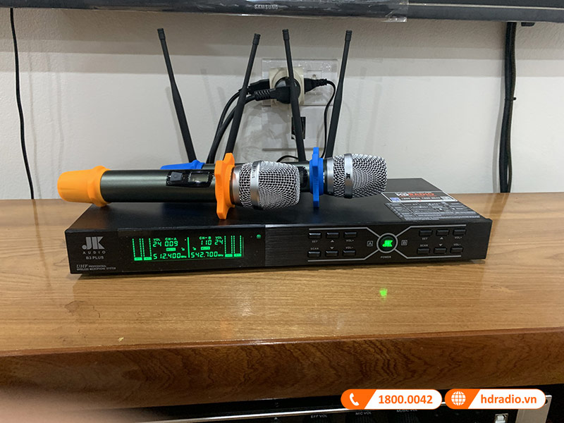 Dàn Karaoke Wharfedale HK36 ( Wharfedale 5090, Công suất, Neko DK1000, Micro Không dây )-17