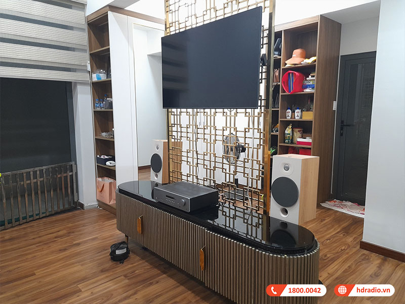 Dàn nghe nhạc Mini Focal, Cambridge NN16 (Focal 806 + Cambridge AXR85 + Chân loa)-3