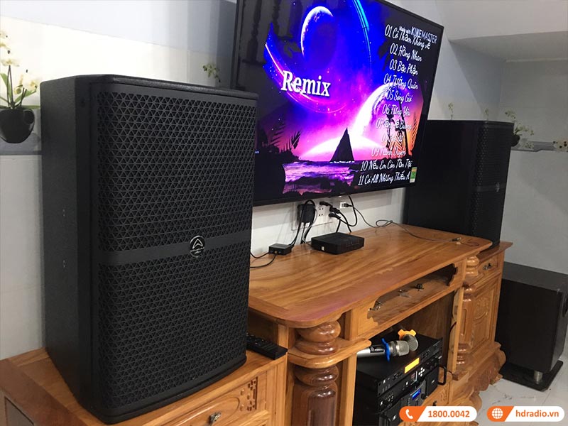 Dàn Karaoke Cao Cấp HDR68 ( Wharfedale Wh12 , Công suất, X6000 Plus, Micro JKaudio B9)-11
