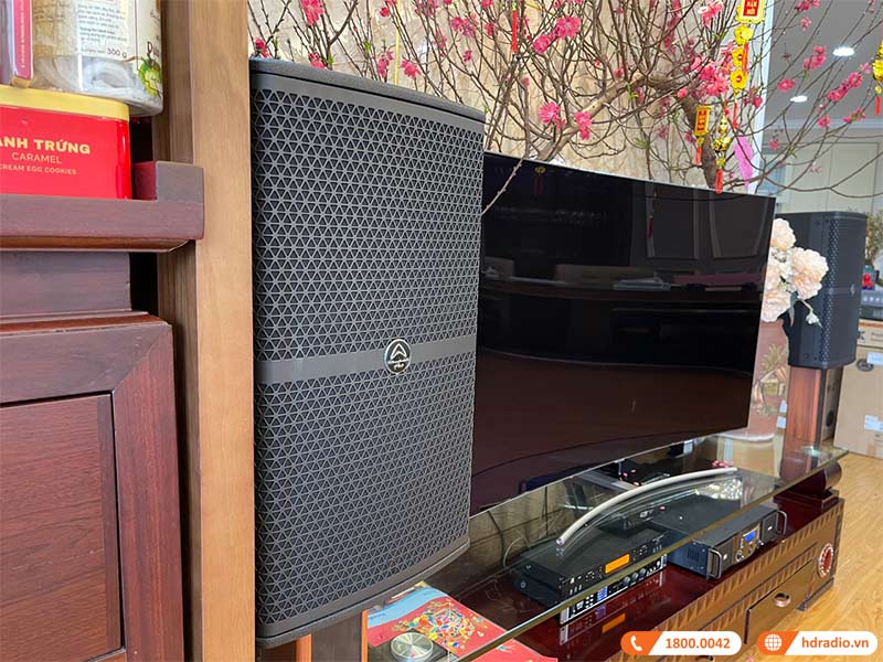Dàn Karaoke cao cấp HDR45 (Wharfedale Wh12, Công suất, Neko DK1000, Micro JKaudio B9)-3
