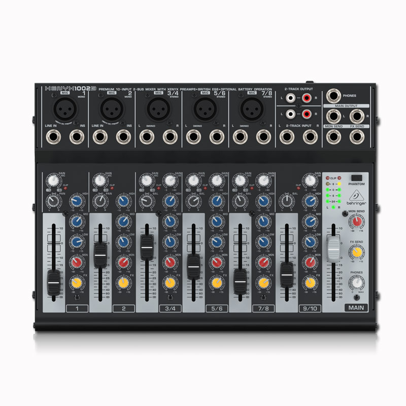 Bàn mixer Behringer Xenyx 1002B 10 Inputs, 2 Bus-2