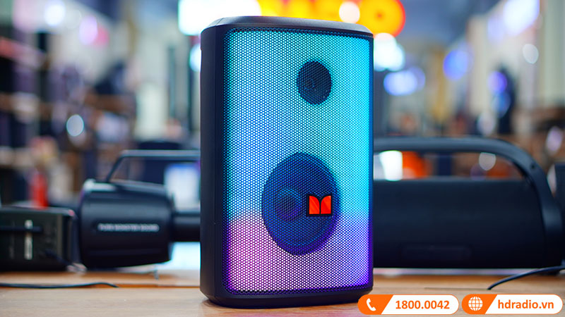 Loa Monster Sparkle Công suất 60W, LED đẹp, Bluetooth, AUX, IPX5, Pin 12h-1